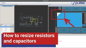 2 Minute Training - How to interactively resize resistors and capacitors.